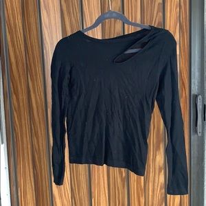 Black long sleeved shirt